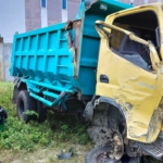 Mesin Dumtruck Barang Bukti Lakalantas hilang di gudang Polres Deki serdang