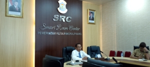 Rapat Pengendalian Ekonomi Inflasi Daerah Zoom meeting oleh Kemendagri RI