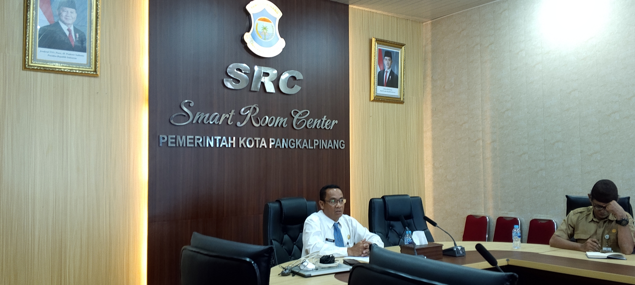 Rapat Pengendalian Ekonomi Inflasi Daerah Zoom meeting oleh Kemendagri RI