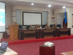 Pemkot Gelar Rapat Koordinasi Persiapan Kegiatan Survei lapangan Pembangunan lokasi KNMP Kota Pangkalpinang di Balai Betason
