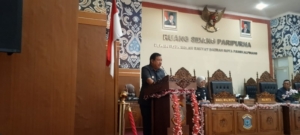 Walikota Pangkalpinang Saparudin Rapat Paripurna DPRD Kota Pangkalpinang, Penyampaian Rancangan Perubahan Tahun 2026