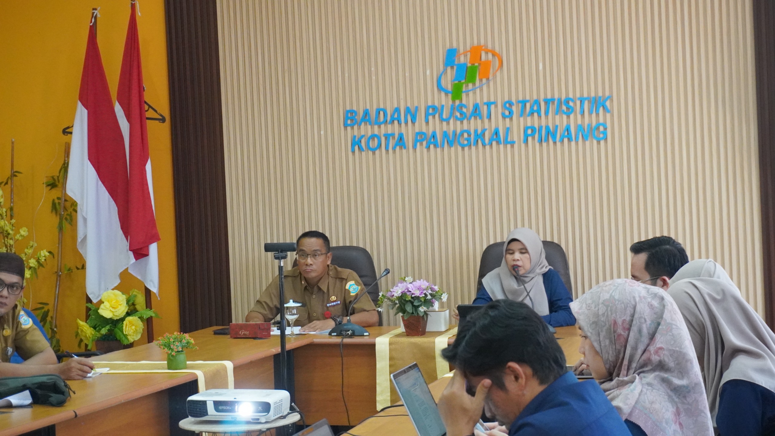 Juhaini Apresiasi BPS kota Pangkalpinang menjaga Independensi, profesionalisme dan kepercayaan Publik Terhadap Data yang Dihasilkan