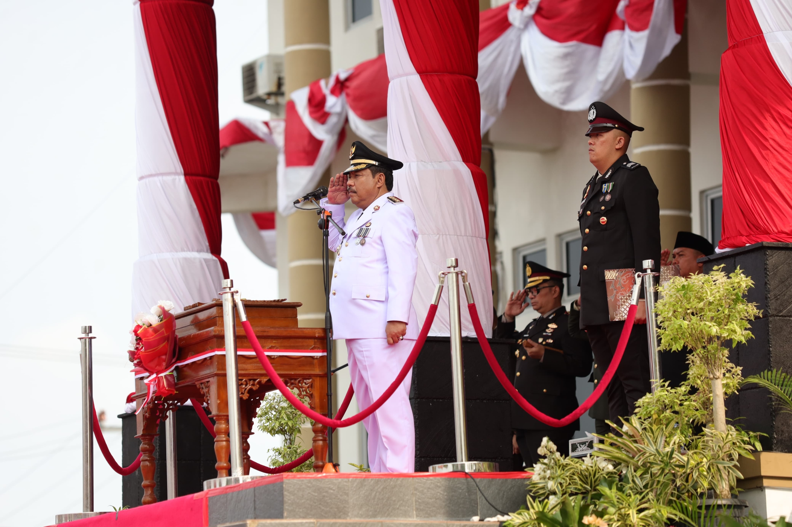 Peringatan HUT RI ke 81 Saparudin Jadikan Momen Pengingat untuk terus Berkontribusi Membangun Pangkalpinang