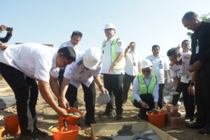 Peletakan Batu Pertama Pembangunan Unit Sekolah Baru SMP Negeri 11 Pangkalpinang, Exs Terminal Selindung Baru