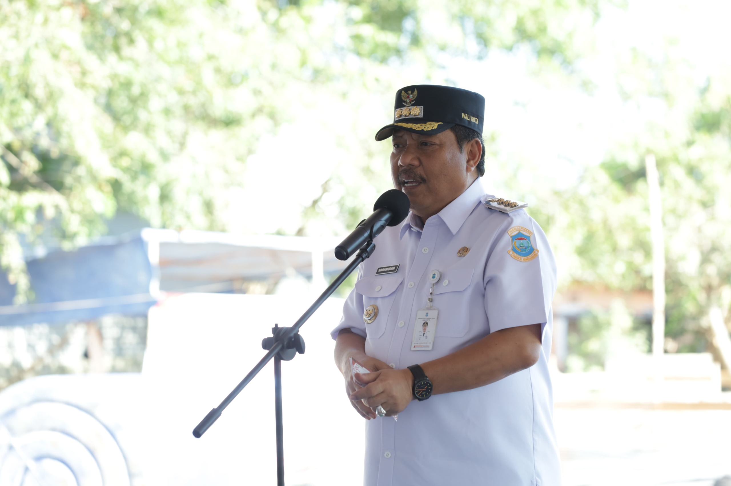 Prof Udin Pangkalpinang kekurangan 130 Tenaga Guru , Peletakan Batu Pertama Pembangunan Unit Sekolah Baru SMP negeri 11 Pangkalpinang