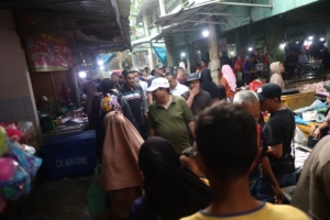 Walikota Pangkalpinang Saparudin Tinjau Pasar pagi
