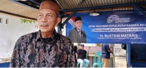 Reses DPRD Babel, H Rustam Mataris Soroti Kondisi Drainase Di Kawasan Kampung Pasir