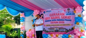 Walikota Pangkalpinang Mengapresiasi Kegiatan Gerakan Ibu Hamil Sehat Tingkat kota Pangkalpinang oleh Dinas Kesehatan Kota Pangkalpinang
