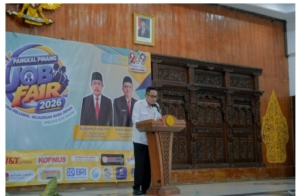 Kepala Dinas Tenaga Kerja kota Pangkalpinang Amrah Ungkap 261 lowongan Kerja  di Job Fair 2026