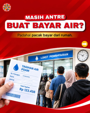 Cukup Pakai PKP SMART, Bayar Tagihan Air Tirta Bisa Dari Rumah