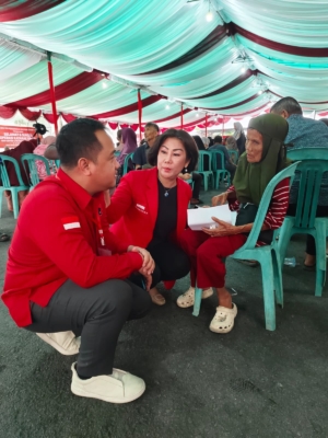 Dio Febrian Beri Dukungan Kepada Pasien Operasi Katarak Gratis di RSUD Pangkalpinang