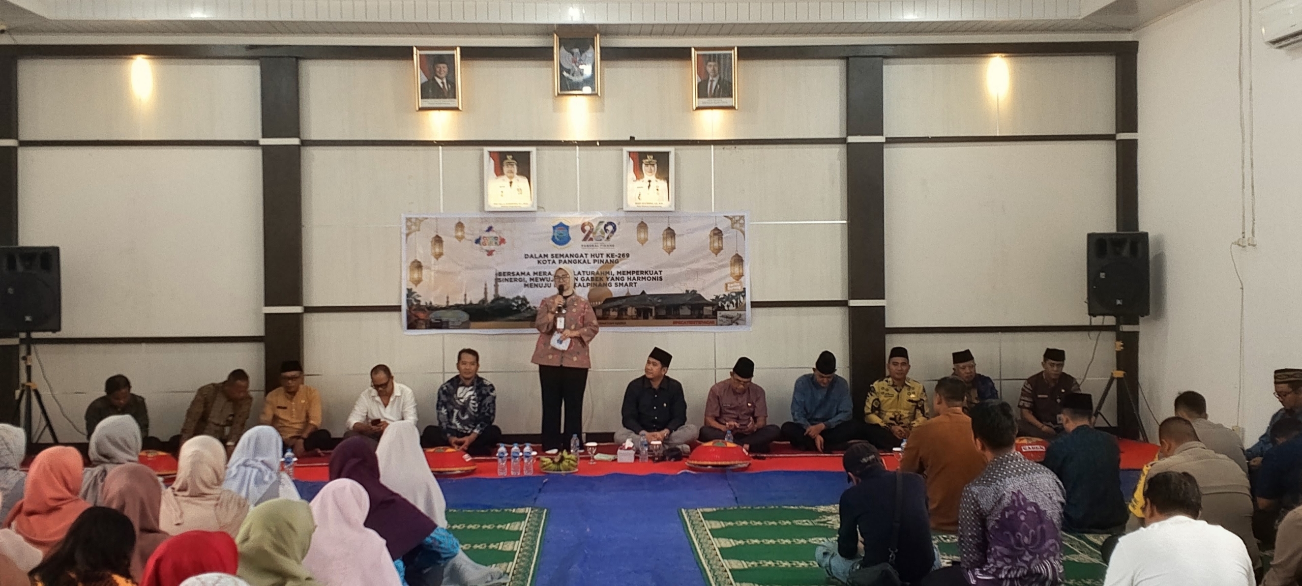 Wakil Walikota Dessy Ayutrisna Pelayanan di Kelurahan Harus Lebih Ditingkatkan, Nganggung HUT ke 269 kota Pangkalpinang di Kecamatan Gabek